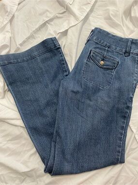 Women's Dark Blue Stretch Denim Jeans